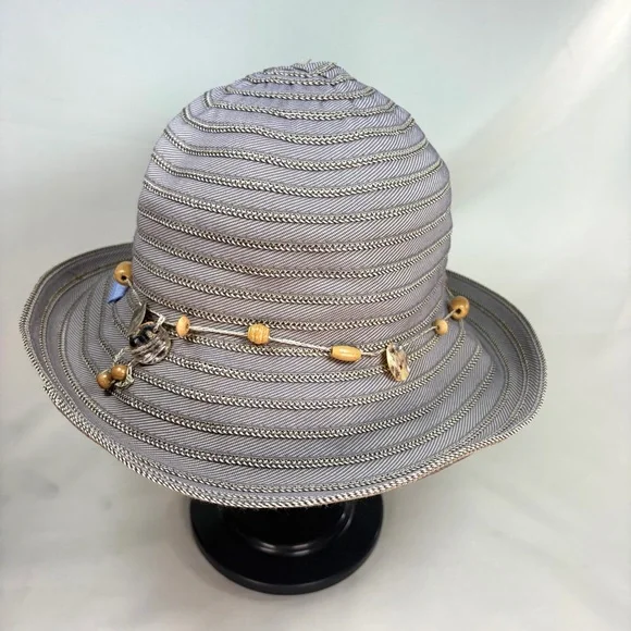 Wallaroo Hat Company Retired Ellie Taunt Tan Packable Sun Hat O/S Adjustable - Picture 6 of 13